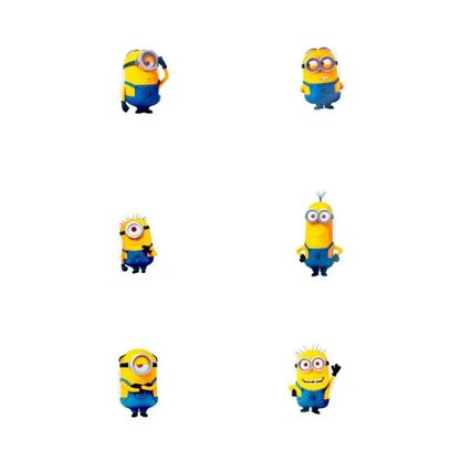Aplique Eva Minions Misto C/12 Un R07943 Piffer