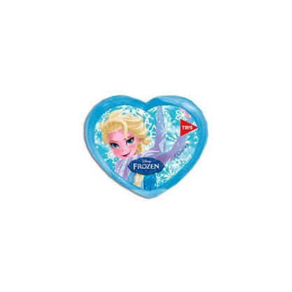 Apontador C/ Deposito Frozen Tris Azul Coração