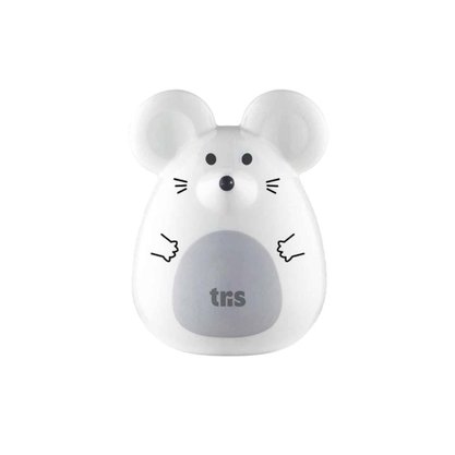 Apontador Com Depósito Ratinho Branco Tris