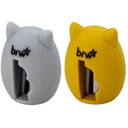 Apontador S/ Deposito Best Friend Cinza Gato BRW