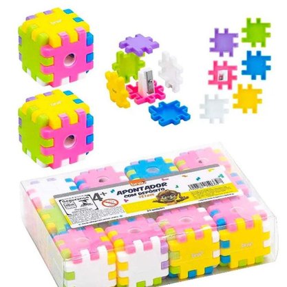 Apontador sem Depósito Cubo Mágico Tetris BRW