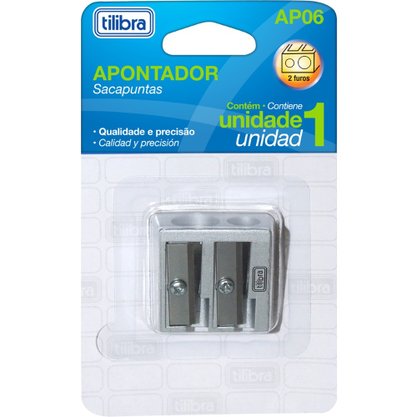 Apontador Sem Depósito Metal AP06 Tilibra
