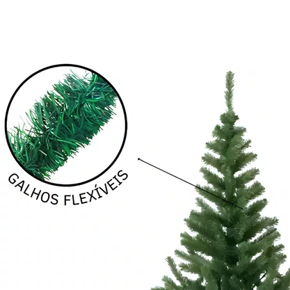 Árvore de Natal 60cm 52 Galhos Global