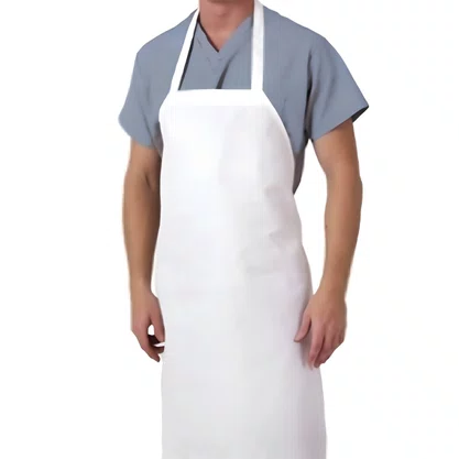 Avental Plástico Branco Profissional Unidade