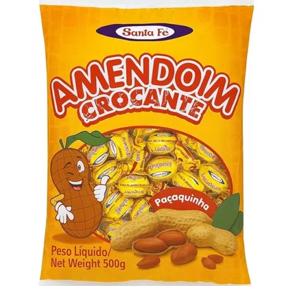 Bala Amendoim Crocante 500g Santa Fe