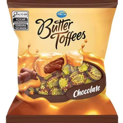 Bala Butter Toffee Chocolate Arcor 500g