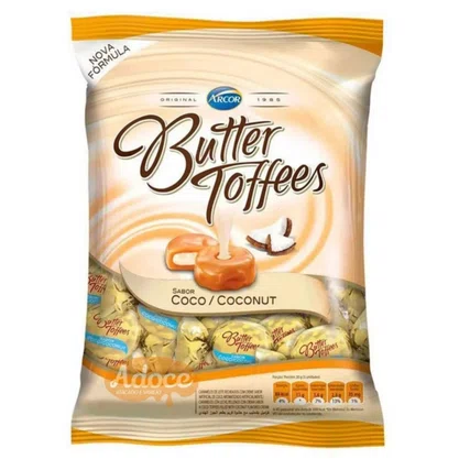 Bala Butter Toffee Coco 400g Arcor