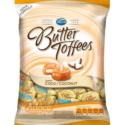 Bala Butter Toffee Coco 400g Arcor