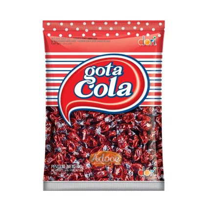 Bala Coca Gota Cola Dori 600g
