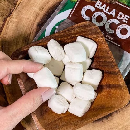Bala de Coco Tradicional 400g Junco