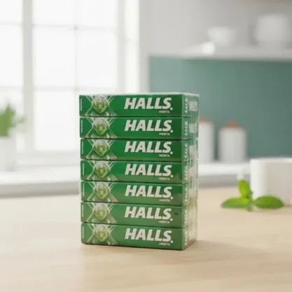 Bala Drops Halls Menta 28g 21 Unidades Mondeléz