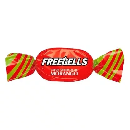 Bala Freegells Azedinha Morango 475g