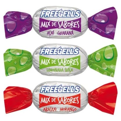 Bala Freegells Mix de Sabores 475g