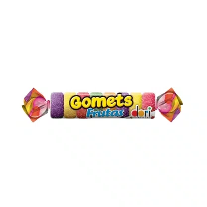 Bala Gomets Tubos 30 Tubinhos Sortido Dori