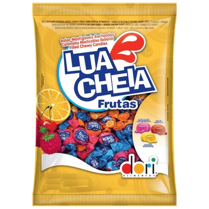Bala Lua Cheia Frutas Dori 400g