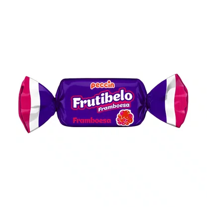 Bala Mastigável Framboesa 400g Toffrut Toffano