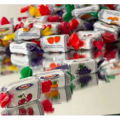 Bala Mastigável Sabores Sortidos 500g Santa Fé