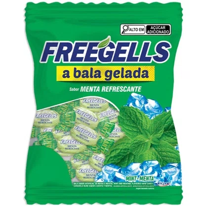 Bala Menta 475g Freegells