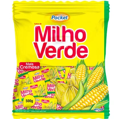 Bala Milho Verde Cremosa 500g Pocket
