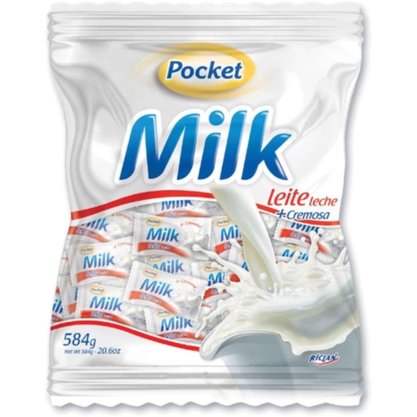 Bala Pocket Leite 500g - RICLAN