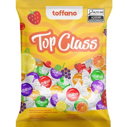 Bala Soft Sortida 400g Top Class Toffano