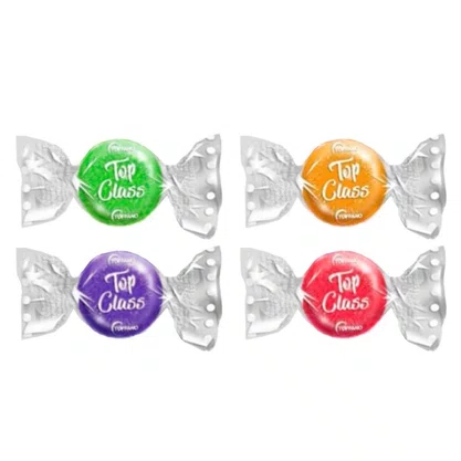 Bala Soft Sortida 400g Top Class Toffano