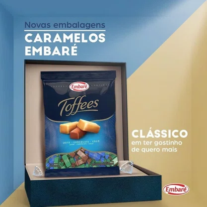 Bala Toffee Embare Sortida 600g