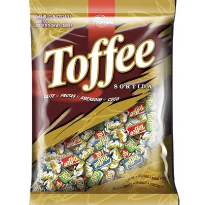 Bala Toffee Sortida 600g Toffano