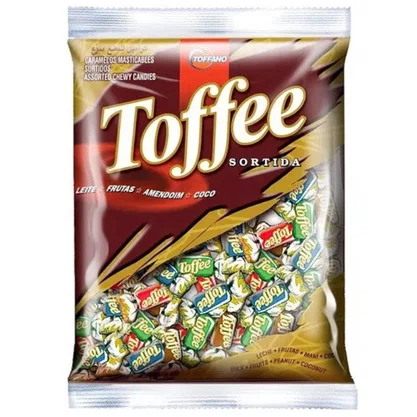 Bala Toffee Sortida 600g Toffano