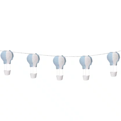 Balão Papel Azul e Branco Tamanho 25x25 Cromus
