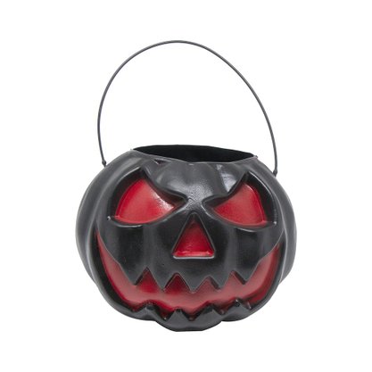 Balde Caldeirão Abobora Preto Unidades Halloween MasterToy
