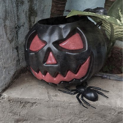 Balde Abobora Preto Unidades Halloween MasterToy