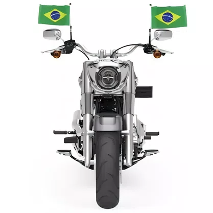 Bandeira Brasil Moto/Bicicleta 15x21cm Unidade