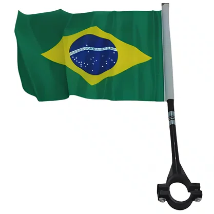 Bandeira Brasil Moto/Bicicleta 15x21cm Unidade