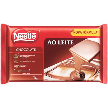 Barra De Chocolate Ao Leite 1 Kg Nestlé