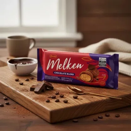 Barra De Chocolate Blend 1,01Kg Melken Harald