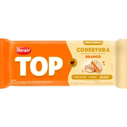 Barra De Chocolate Branco 1,01Kg Top Harald