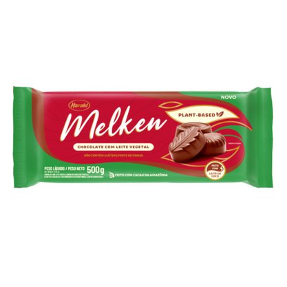 Barra de Chocolate com Leite Vegetal 500g Melken Harald