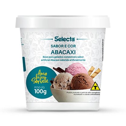 Base Para Sorvete Selecta Abacaxi C\100g