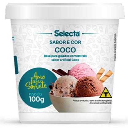 Base Para Sorvete Selecta Coco C\100g