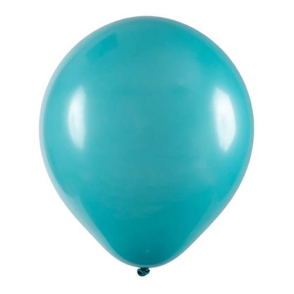 Bexiga Azul Turquesa 24 Unidades Nº12 Art-latex