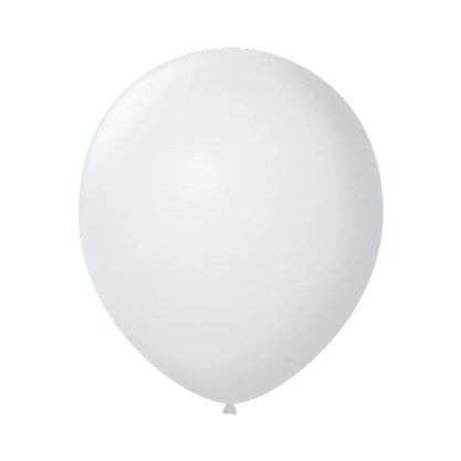 Bexiga Branco Polar 50 Unidades Nº7 Lisa São Roque