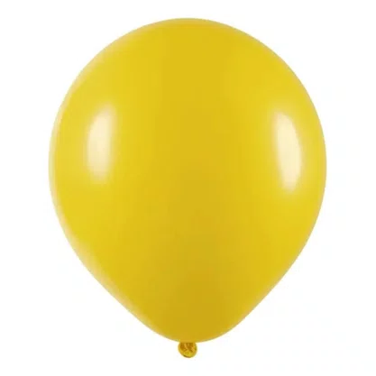 Bexiga Buff Amarelo 50 Unidades Nº5 Lisa Art-Latex