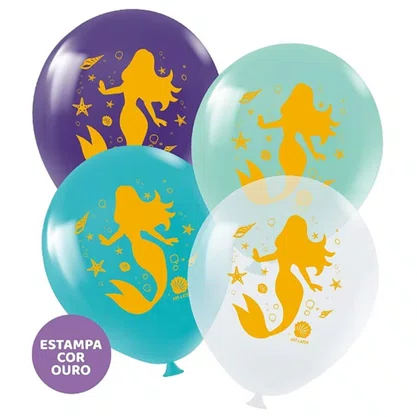 Bexiga Buff Sereia 25 Unidades Nº11 Art-Latex
