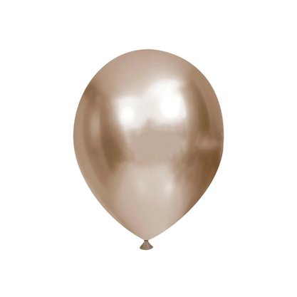 Bexiga Cromada Champagne com 25 Unidades Nº9 Art-Latex