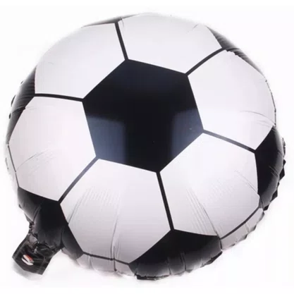 Bexiga Metalizada Bola de Futebol 45cm Neotrentina