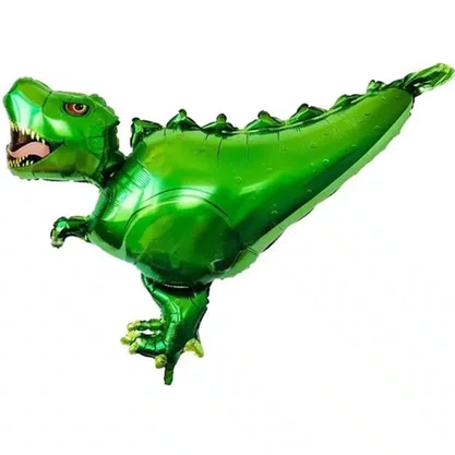 Bexiga Metalizada Dinossauro Verde 38cm/15’’ Neotrentina