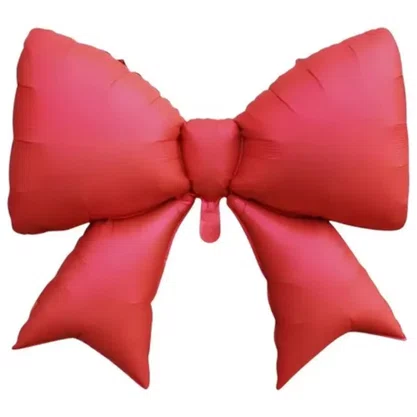 Bexiga Metalizada Laco Vermelho Fosco 55cm Partiu