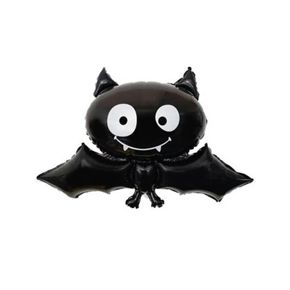 Bexiga Metalizada Morcego 86cm/32’’ Halloween Importada
