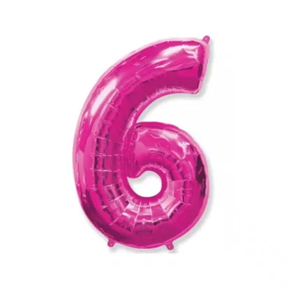 Bexiga Metalizada N° 6 Pink 40 cm Ref. PAF099 Partiu
